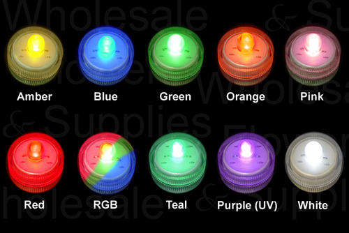 LED VASE LIGHTS - ALL COLOURS USE - FOR TABLE DECORATIONS