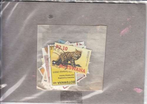 BOTSWANA VFU 75 DIFFERENT STAMPS CV R2500