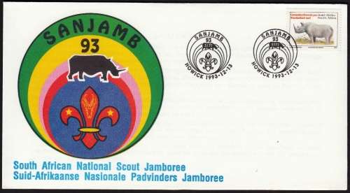 RSA COMMEMORATIVE COVER 1993: SOUTH AFTICAN NATIONAL SCOUT JAMBOREE