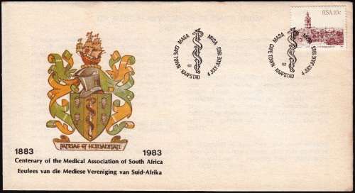 RSA COMM. COVER 1983: CENTENARY OF MEDICAL ASSOCIATION OF SA