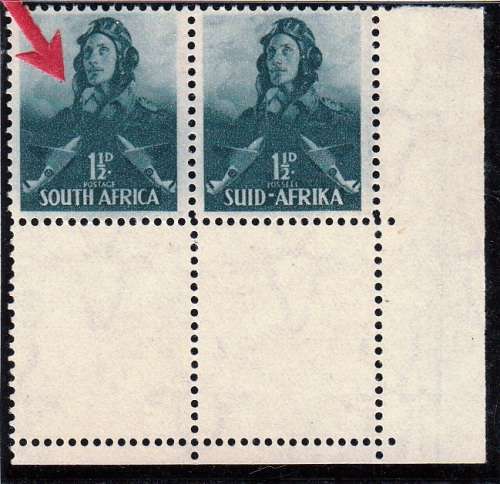 UNION 1942 1 1/2d WAR EFFORT MNH VARIETY (SACC89) - SEE NOTES