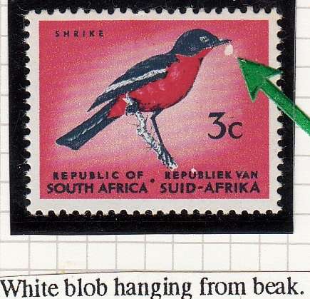 RSA 1967: DEFINITIVE ISSUE 3c MNH (SACC266) - VARIETY SEE NOTES