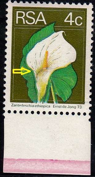 RSA 1974: 2nd DEFINITIVE ISSUE 4c MNH (SACC362) - VARIETIES SEE NOTES