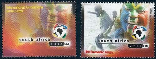 RSA 2003: WORLD CUP SOCCER BID SET OF 2 MNH (SACC 1570-1571)