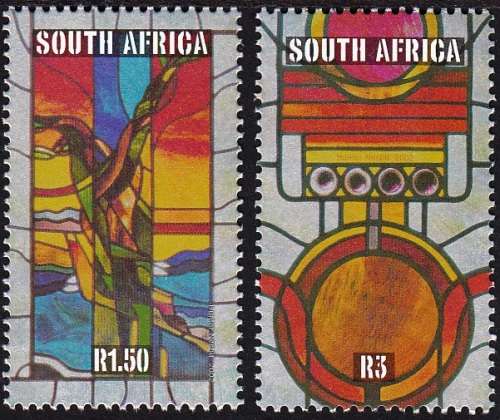 RSA 2002: CHRISTMAS ISSUE SET OF 2 MNH (SACC1515/6)