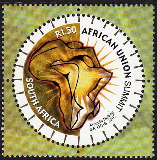 RSA 2002: AFRICAN UNION SUMMIT 3 MNH (SACC 1492)