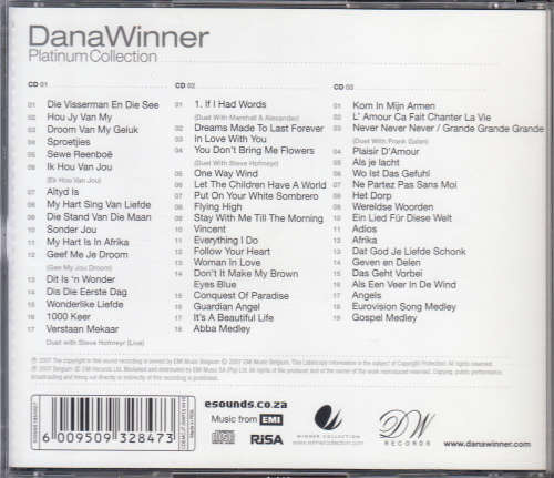 DANA WINNER - PLATIMUM COLLECTION - 3 CD SET