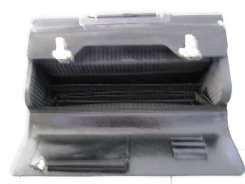 LARGESS Rolling 17" Laptop Briefcase on Wheels Attache Lawyers Case Legal Size - like new!