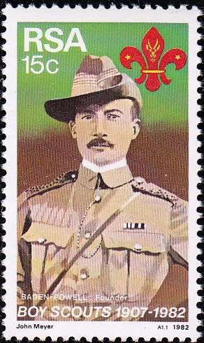 RSA 1982: 75th ANNIVERSARY OF BOY SCOUT MOVEMENT MNH (SACC508)