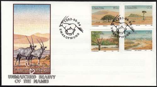 NAMIBIA FDC 1.15 1993: UNMATCHED BEAUTY OF THE NAMIB
