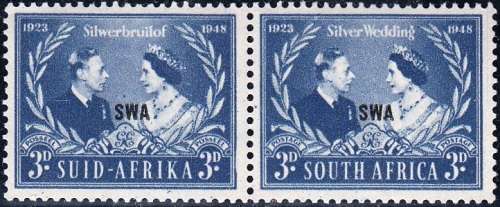 SWA 1948: SILVER WEDDING OF KGVI MH (SACC165)