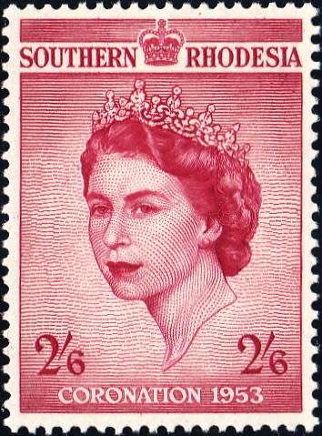 SOUTHERN RHODESIA 1953 CORONATION OF QEII MNH (SACC 79)