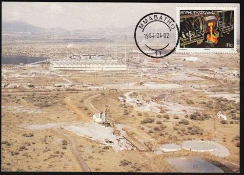 BOPHUTHATSWANA 1984: POSTCARD #9 ADDITIONAL VALUE CTO (SACC 120)