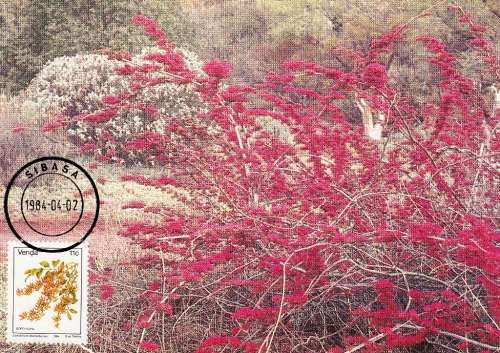 VENDA POSTCARD #9 1984: ADDITIONAL VALUE 11c MINT (SACC91)