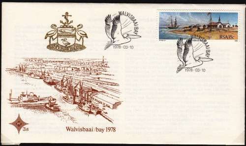 RSA 1978: OFFICIAL FDC 3.6 - ANNEX. OF WALVIS BAY - UNADDRESSED