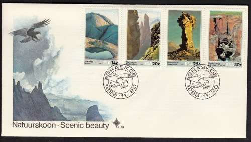 RSA 1986: OFFICIAL FDC 4.19 - SCENIC BEAUTY