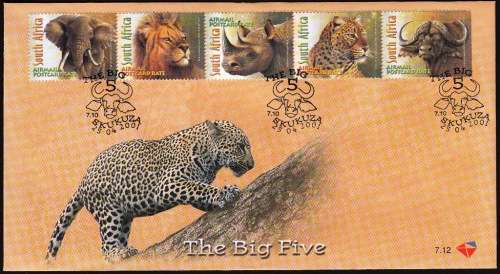 RSA 2001: OFFICIAL FDC 7.12 - THE BIG FIVE