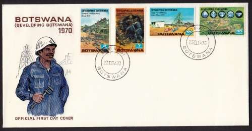 BOTSWANA 1970: FDC - DEVELOPING BOTSWANA