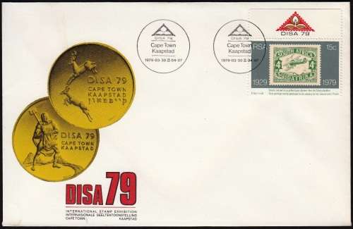 RSA 1979: COVER DISA 79 STAMP EXHIBITION - LABEL AT TOP