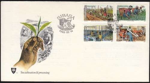 VENDA 1980: OFFICIAL FDC 1.3 - TEA CULTIVATION and PROCESSING