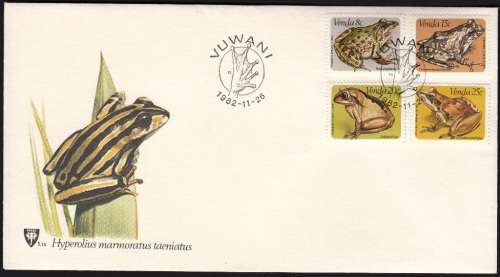 VENDA 1982: OFFICIAL FDC 1.13 - FROGS