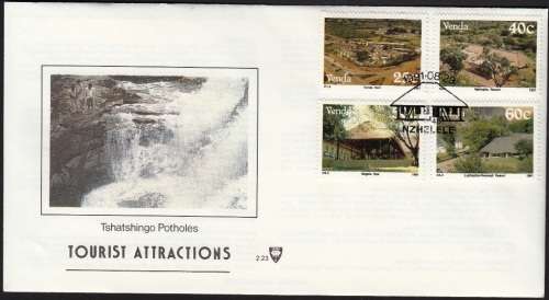 VENDA 1991: OFFICIAL FDC 2.23 TOURISTS ATTRACTIONS