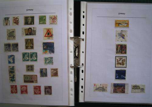 LARGE FILE CONTAINING APPR. 1650 STAMPS AS LISTED NEATLY ARRANGED NOT MOUNTED