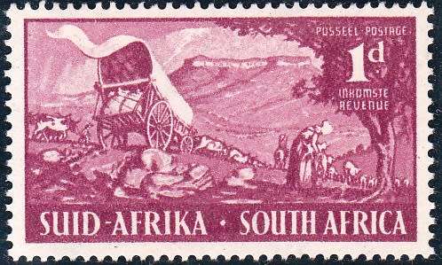 UNION OF S.A. 1949: INAUGURATION OF VOORTREKKER MONUMENT 1d MNH (SACC130)