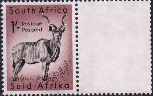 UNION 1959: DEF. ISSUE 1s KUDU (ARMS WMK) MNH (SACC174) - with MARGIN FOR EASE OF WMK IDENTIFICATION