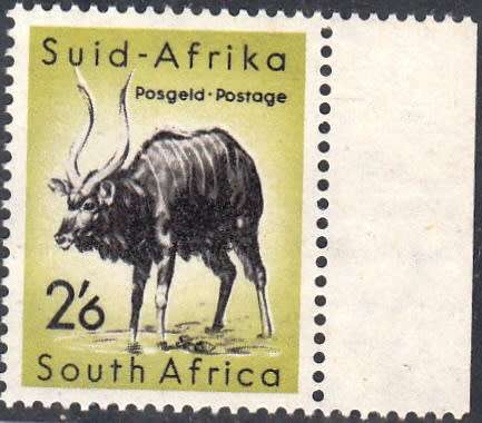 UNION 1959: DEF. ISSUE 2s6d (ARMS WMK) MNH (SACC 175) - with MARGIN FOR EASE OF WMK IDENTIFICATION