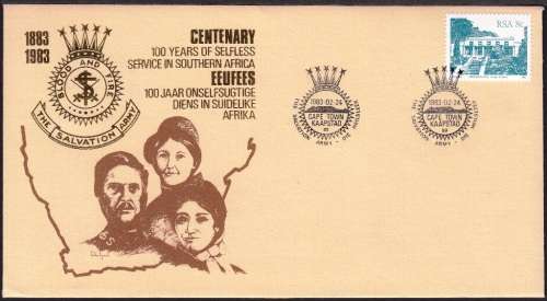 RSA COM. COVER 1983: CENTENARY OF SELFLESS SERVICE IN SA