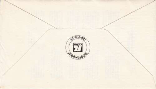 RSA 1977: SAA COVER NO 26  - FLIGHT WINDHOEK TO JHB