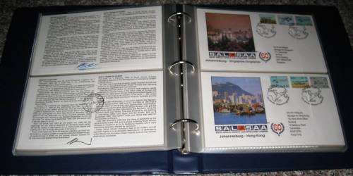 SAA Album - Sixty Years of Flight - FDC 56 to FDC 100 - Full set in album - Low price, bid now!