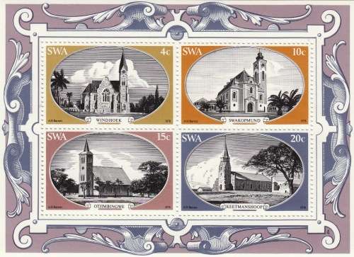 SWA  FULL SET OF STAMPS + MINISHEET ISSUED DURING 1978 BY PHILATELIC SERVICES