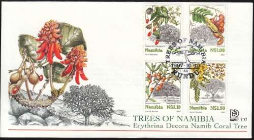 NAMIBIA 1997: OFFICIAL FDC 2.27 - TREES OF NAMIBIA - UNADDRESSED