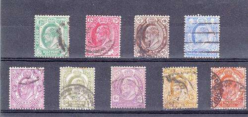1902 KE VII USED SET SACC 65 - 73