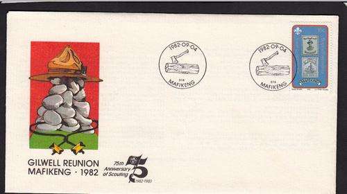 BOBHUTHATSWANA FDC1982 SCOUTS REUNION MAFIKENG