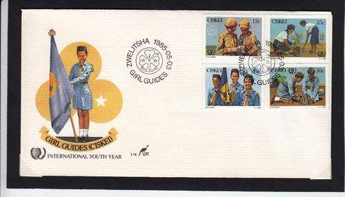 CISKEI FDC1.14 1985: GIRL GUIDES
