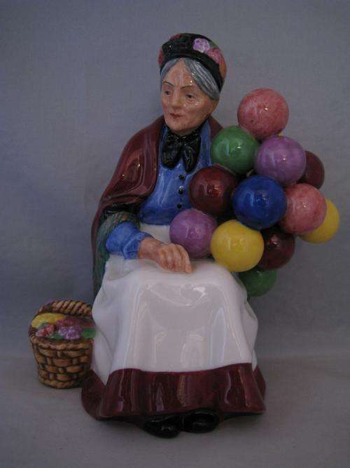 Royal Doulton Porcelain Figurine: The Old Balloon Seller HN 3737