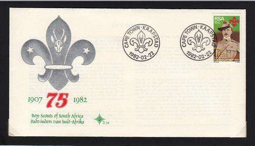 RSA OFFICIAL FDC 3.34 1982: 75th ANNIVERSARY OF BOY SCOUT MOVEMENT