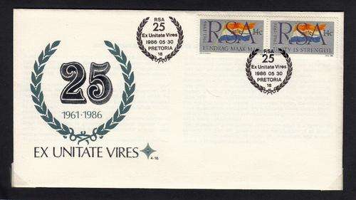 RSA OFFICIAL FDC 4.16 1986: 25th ANNIVERSARY OF RSA