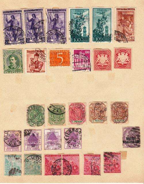 COLECTION OF STAMPS HINGED USED - few nice old south african