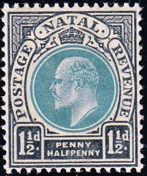 NATAL 1902: 1 1/2d MH (SACC111)