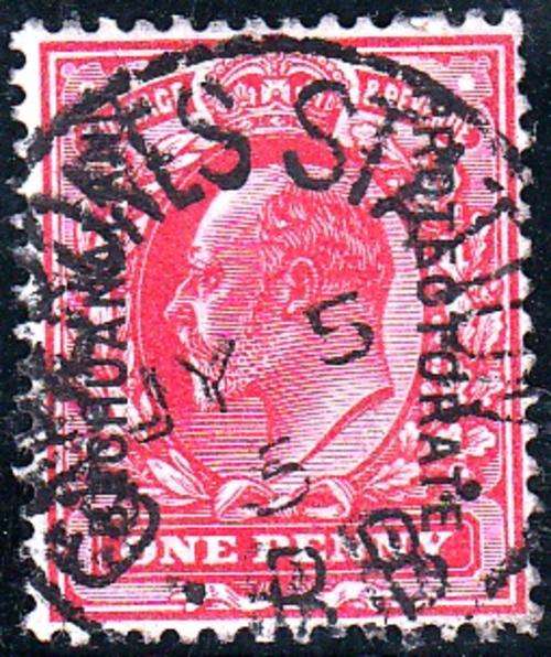 BECHUANALAND PROTECTORATE 1904: KEVII ONE PENNY USED (SACC 66): POSTMARK GABERONE STATION