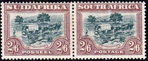 SA 1932: DEFINITIVE ISSUE PAIR 2s6d STAMPS MH (SACC50)
