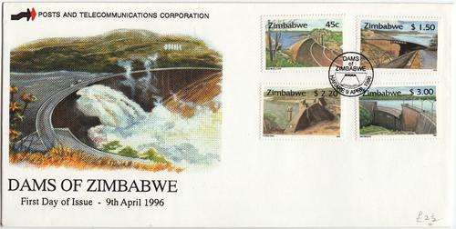 ZIMBABWE FDC 1996: DAMS OF ZIMBABWE -  UNADDRESSED