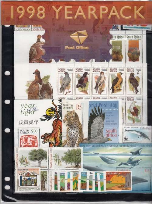 RSA 1998: COMMOMERATIVE YEARPACK excl NATAL and CAPE BOOKLETS