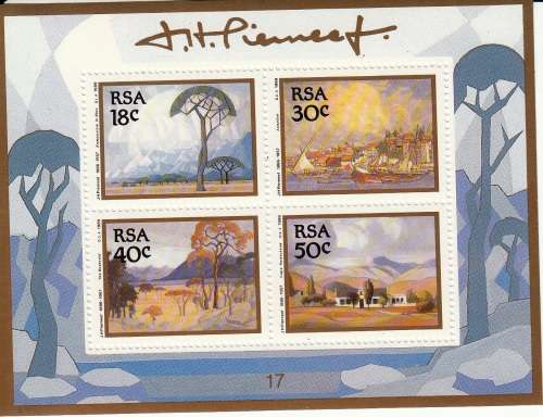 RSA 1989: COMMEMORATIVE YEARPACK incl MINISHEET NO. 17
