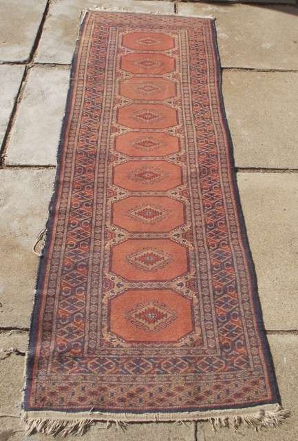 WELL WORN VINTAGE PERSIAN RUNNER