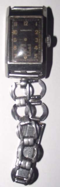 RARE ART DECO LONGINES CHRONOMETER GRADE WATCH 1937 STAYBRITE STEEL Ca 25.173